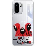 Прозорий чохол BoxFace OnePlus Ace 6 siquid game люди в красном