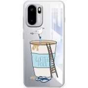 Прозорий чохол BoxFace OnePlus Ace 6 Segull in Cofee Pool