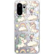 Прозорий чохол BoxFace OnePlus Ace 6 Unicorns