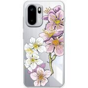 Прозорий чохол BoxFace OnePlus Ace 6 Cherry Blossom