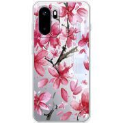 Прозорий чохол BoxFace OnePlus Ace 6 Pink Magnolia