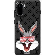 Чорний чохол BoxFace OnePlus Ace 6 looney bunny