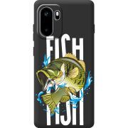 Чорний чохол BoxFace OnePlus Ace 6 Fish