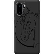 Чорний чохол BoxFace OnePlus Ace 6 Horse