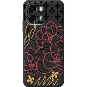 Чорний чохол BoxFace OPPO A6s 4G FranceFlowers