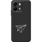 Чорний чохол BoxFace OPPO A6s 4G Paper Plane