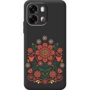 Чорний чохол BoxFace OPPO A6s 4G Ukrainian Ornament