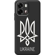 Чорний чохол BoxFace OPPO A6s 4G Тризуб монограмма ukraine