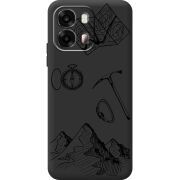 Чорний чохол BoxFace OPPO A6s 4G Mountains