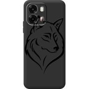 Чорний чохол BoxFace OPPO A6s 4G Wolf
