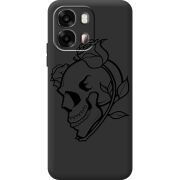 Чорний чохол BoxFace OPPO A6s 4G Skull and Roses