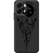 Чорний чохол BoxFace OPPO A6s 4G Hugin and Munin