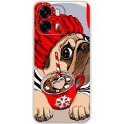 Прозорий чохол BoxFace OPPO A6s 4G Winter Puggy