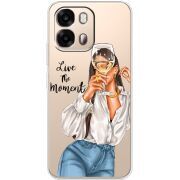 Прозорий чохол BoxFace OPPO A6s 4G Live The Moment