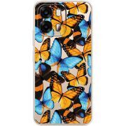 Прозорий чохол BoxFace OPPO A6s 4G Butterfly Morpho