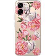 Прозорий чохол BoxFace OPPO A6s 4G Peony Watercolor Style