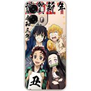 Прозорий чохол BoxFace OPPO A6s 4G Незуко та друзі