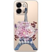 Чохол зі стразами OPPO A6s 4G Eiffel Tower