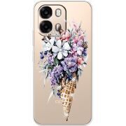 Чохол зі стразами OPPO A6s 4G Ice Cream Flowers