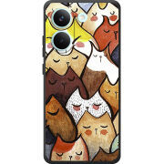 Чохол BoxFace Poco X8 Pro Sleepy Cats