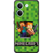Чохол BoxFace Poco X8 Pro Майнкрафт Стів і Алекс