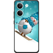 Чохол BoxFace Poco X8 Pro Skier Snowman