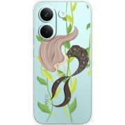 Прозорий чохол BoxFace Poco X8 Pro Cute Mermaid