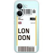 Прозорий чохол BoxFace Poco X8 Pro Ticket London