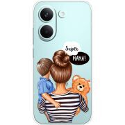 Прозорий чохол BoxFace Poco X8 Pro Super Mama and Son