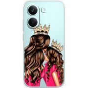 Прозорий чохол BoxFace Poco X8 Pro Queen and Princess