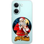 Прозорий чохол BoxFace Poco X8 Pro Cool Santa