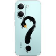 Прозорий чохол BoxFace Poco X8 Pro Swan question