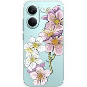 Прозорий чохол BoxFace Poco X8 Pro Cherry Blossom