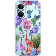 Прозорий чохол BoxFace Poco X8 Pro Flamingo