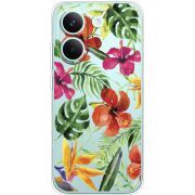 Прозорий чохол BoxFace Poco X8 Pro Tropical Flowers