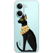Чохол зі стразами Poco X8 Pro Egipet Cat