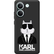 Чорний чохол BoxFace Poco X8 Pro Cat in Black