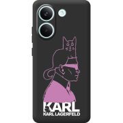 Чорний чохол BoxFace Poco X8 Pro Pink Karl