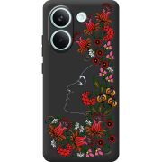 Чорний чохол BoxFace Poco X8 Pro 3D Ukrainian Muse