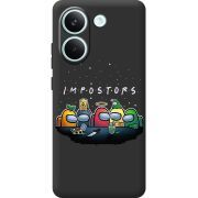 Чорний чохол BoxFace Poco X8 Pro Among Us Impostors
