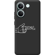 Чорний чохол BoxFace Poco X8 Pro Pew Pew