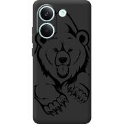 Чорний чохол BoxFace Poco X8 Pro Grizzly Bear