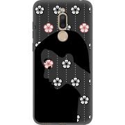 Черный чехол Uprint Meizu M6T Flower Hair