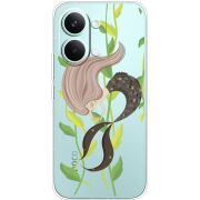 Прозорий чохол BoxFace Poco X8 Pro Max Cute Mermaid