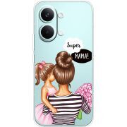 Прозорий чохол BoxFace Poco X8 Pro Max Super Mama and Daughter