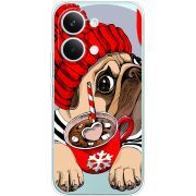 Прозорий чохол BoxFace Poco X8 Pro Max Winter Puggy