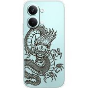 Прозорий чохол BoxFace Poco X8 Pro Max Chinese Dragon