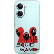 Прозорий чохол BoxFace Poco X8 Pro Max siquid game люди в красном