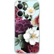 Прозорий чохол BoxFace Poco X8 Pro Max Floral Dark Dreams