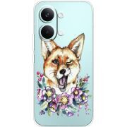 Прозорий чохол BoxFace Poco X8 Pro Max Winking Fox